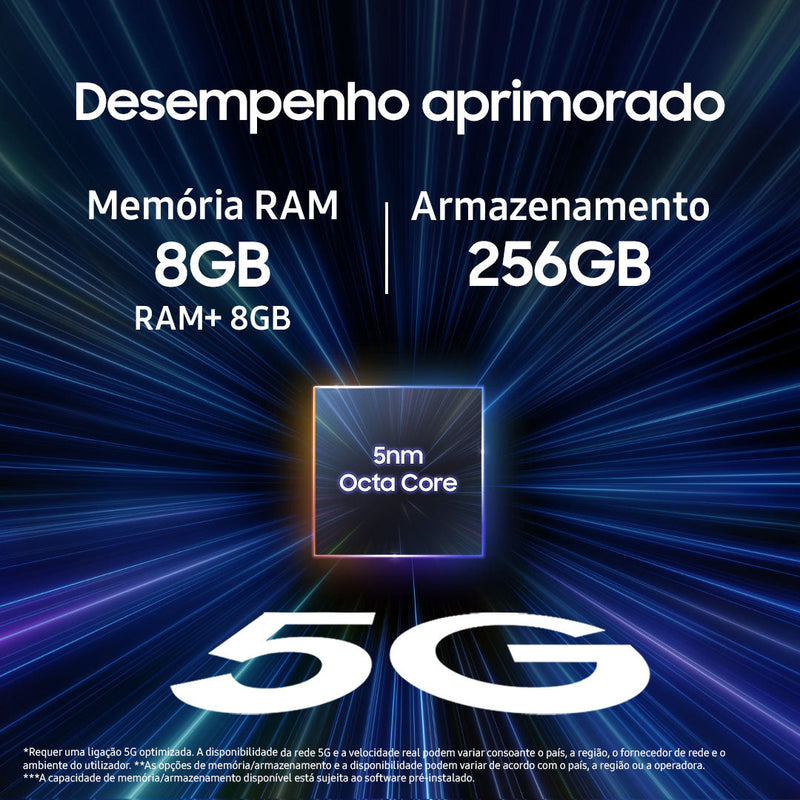 Smartphone Samsung Galaxy A25 5G 256GB 8GB Ram Dual SIM Android 14 Azul-Escuro 6,5''