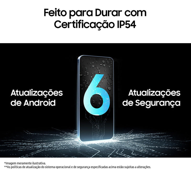 Celular Samsung Galaxy A16, 128gb + 4gb Ram, Câmera De Até 50mp, Tela 6.7 , Nfc, Ip54, Bateria 5000 Mah Cinza